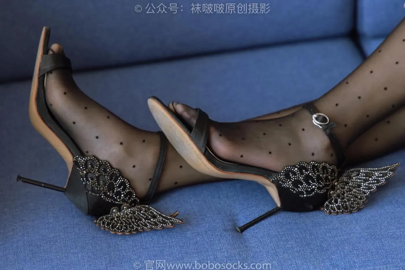 [BoBoSocks袜啵啵]NO.175 小甜豆-高跟鞋、黑丝 脚尖透明款 [140P]插图9
